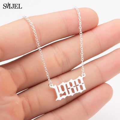 Year Number Necklace