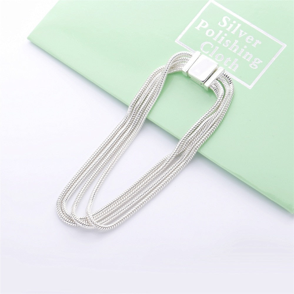 Multi Snake Chain Bracelet