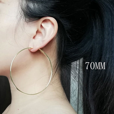 Super Big Hoop Earrings