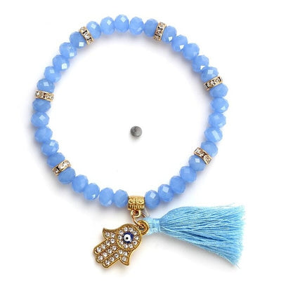Evil eye beads bracelet