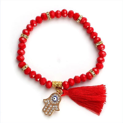 Evil eye beads bracelet