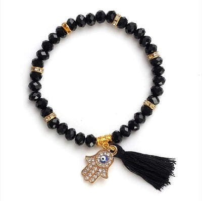 Evil eye beads bracelet